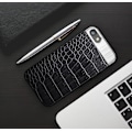 Pikkukuva 7 / 10: iPhone 7 PLUS - Exklusivt Smart Skal från Croco-Serien Vit Vit