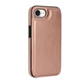 iPhone 16E - Stilrent Skal med Plånbok/Kortfack Roséguld