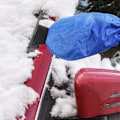 Miniatyrbillede 3 af 3: Is- och snöskrapa med värmande handske - Perfekt för kalla vinterdagar!