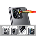 Miniatyrbild 4 av 5: Xiaomi Redmi Note 10S 2.5D HD Kameralinsskydd Transparent/Genomskinlig