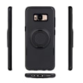 Miniatyrbilde 2 av 11: Galaxy S8 - Smart silikonskal med ringholder FLOVEME Svart