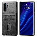 Miniatyrbillede 7 af 11: Stilrent Skal med Kortfack - Huawei P30 Pro Blågrön Blågrön