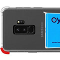 Pikkukuva 6 / 11: Samsung Galaxy S9 Plus - Skyddande Silikonskal med Kortfack Transparent/Genomskinlig