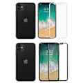 Pikkukuva 6 / 11: iPhone 11 (HuTechs) Carbon-Sk�rmskydd 10-PACK Svart