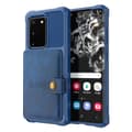 Skal med Korthållare - Samsung Galaxy S20 Blå