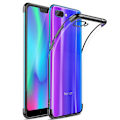 Pikkukuva 1 / 11: Skyddande St�td�mpande Silikonskal - Huawei Y6 2018 Svart