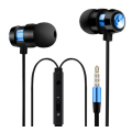 Miniatyrbilde 1 av 11: NKOBEE In-ear Hörlurar med Mic In-lineControl (Original) Blå