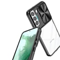 Pikkukuva 10 / 10: Samsung Galaxy S23 - Stilsäkert Skyddande Skal Kameraskydd Svart