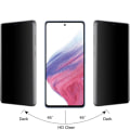 Miniatyrbilde 9 av 11: 3-PAK Samsung Galaxy A52s 5G Skjermbeskyttere Anti-Spy HD 0,3mm Transparent