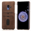 Pikkukuva 7 / 8: Vintage Stilsäkert Skal med Korthållare - Samsung Galaxy S9 Grå Grå