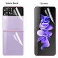 Pikkukuva 5 / 11: Samsung Galaxy Z Flip 3 - Näytönsuoja Hydrogel (Etu- ja takapuoli) Transparent