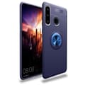 Huawei P30 Lite - Praktiskt Silikonskal med Ringhållare (EPIC) Blå