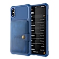 Miniatyrbillede 11 af 11: iPhone XS Max - Skyddande Skal med Kortfack Grön Grön
