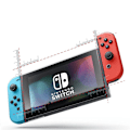Miniatyrbild 9 av 11: 3-PACK Nintendo Switch Skärmskydd Standard 0,3mm Transparent