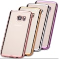 Pikkukuva 1 / 6: Samsung Galaxy S7 Edge - Stilrent Silikonskal från LEMAN Guld