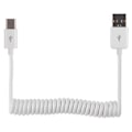 Miniatyrbild 7 av 9: Praktiskt USB till Type-C Fjäder Laddningskabel Svart