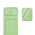 Miniatyrbild 11 av 11: iPhone 12 - Stilrent Praktiskt Silikonskal med Kortfack Röd