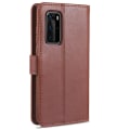 Pikkukuva 4 / 11: Huawei P40 Pro - Genomtänkt YAZUNSHI Plånboksfodral Brun