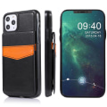 Miniatyrbild 6 av 11: iPhone 11 - Praktiskt Stilrent Leman Skal med Korthållare Mörkblå
