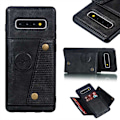 Miniatyrbillede 1 af 11: Etui med kortholder - Samsung Galaxy S10 Plus Svart