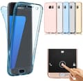 Samsung S8+ Dubbelsidigt silikonfodral med TOUCHFUNKTION Guld