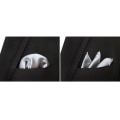 Miniatyrbilde 9 av 11: Stilren Pocket Square Kavaj Bröstnäsduk Mörkblå