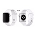 Miniatyrbillede 10 af 11: Apple Watch 38/40/41mm -  NORTH EDGE Stilrena Silikonarmband Aprikos M