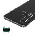 Miniatyrbilde 2 av 7: Silikonskal - Huawei P30 Lite Transparent/Genomskinlig