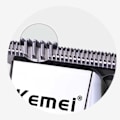 Miniatyrbild 7 av 10: Kemei KM5027 Effektfulla Skägg Trimmer Svart