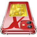 Miniatyrbilde 8 av 10: Praktiskt Skyddsskal i Silikon FLOVEME - iPhone 11 Transparent
