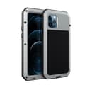 iPhone 15 Pro max - Stötdämpande Aluminium Skal Silver