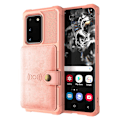 Pikkukuva 1 / 11: Skal med Korthållare - Samsung Galaxy S20 Roséguld