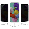 Miniatyrbilde 9 av 11: Samsung A51 Anti-Spy 2-PACK Skärmskydd 9H 0,3mm Svart Svart