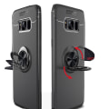 Pikkukuva 11 / 11: Stilsäkert Skal från Auto Focus Ringhållare - Samsung Galaxy S8 Svart/Röd