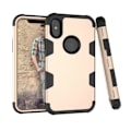 Miniatyrbilde 4 av 11: iPhone X/XS (Rugged Robot) Skyddsskal Rosa/Svart Rosa/Svart