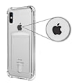 Miniatyrbillede 8 af 11: Genomtänkt Skal med Kortfack - iPhone X/XS Transparent/Genomskinlig