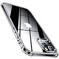 Miniatyrbilde 8 av 11: iPhone 16 Pro - Stilrent Skyddande Gradient Silikonskal Genomskinlig