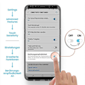 Miniatyrbild 3 av 6: Huawei Mate 20 lite Dubbelsidigt silikonfodral TOUCHFUNKTION Blå