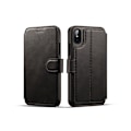 Pikkukuva 1 / 11: Exklusivt Fodral med Plånbok - iPhone X/XS (PU-Läder) Svart