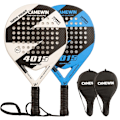 Miniatyrbillede 3 af 11: Professionellt Kraftfullt Padel Racket CAMEWIN Vit