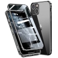 Pikkukuva 2 / 11: iPhone 14 - Suojaava magneettinen kaksipuolinen kuori Blå