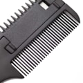 Miniatyrbilde 7 av 7: Praktisk Styling Kam med barberblad Svart