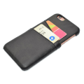 Pikkukuva 1 / 11: iPhone 6/6S - Smidigt Skal med Korthållare (Vintage) Svart Svart