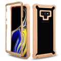 Samsung Note9 - Effektfullt EXXO Skyddsfodral med Hörnskydd Guld Guld