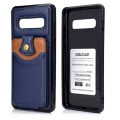Miniatyrbillede 7 af 11: Samsung Galaxy S10 - Professionellt Skal med Kortfack Mörkbrun