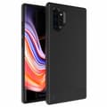 Samsung Galaxy Note10 Plus - Praktiskt Skyddsskal med Kortfack Svart