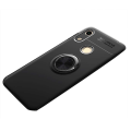 Miniatyrbilde 3 av 10: Stilsäkert Auto Focus Skal med Ringhållare - Huawei Y6 2019 Svart/Blå