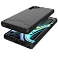 Miniatyrbilde 8 av 11: Samsung Galaxy Note10 - Stilrent Skal med Kortfack Svart
