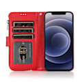 Miniatyrbillede 7 af 11: iPhone 12 - Elegant Skyddande Plånboksfodral Brun