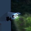 Miniatyrbild 7 av 10: Praktiskt Solcells Utomhysbelysning Rörelsesensor Solladdning Svart